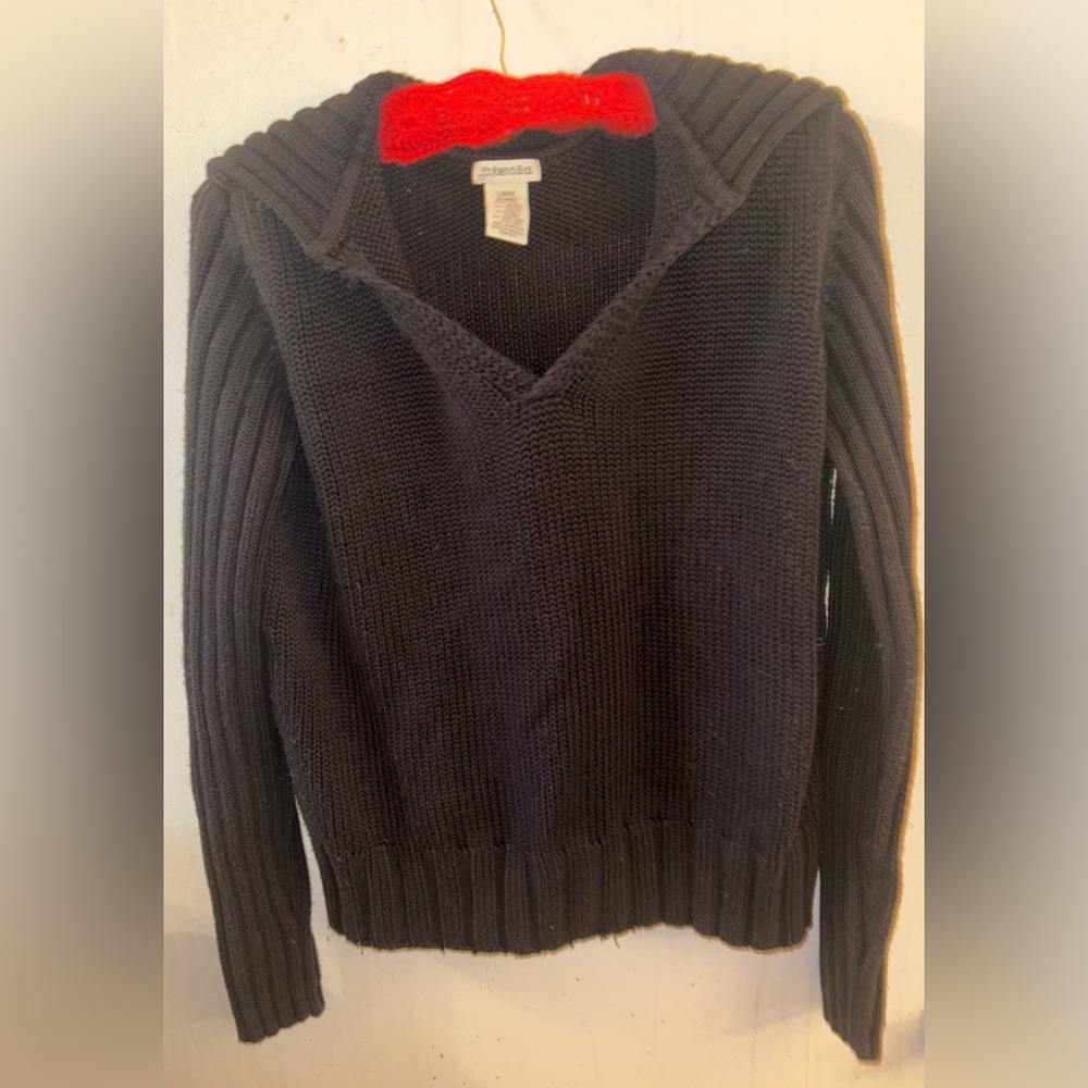 Vintage St. John’s bay Black Large knit sweater